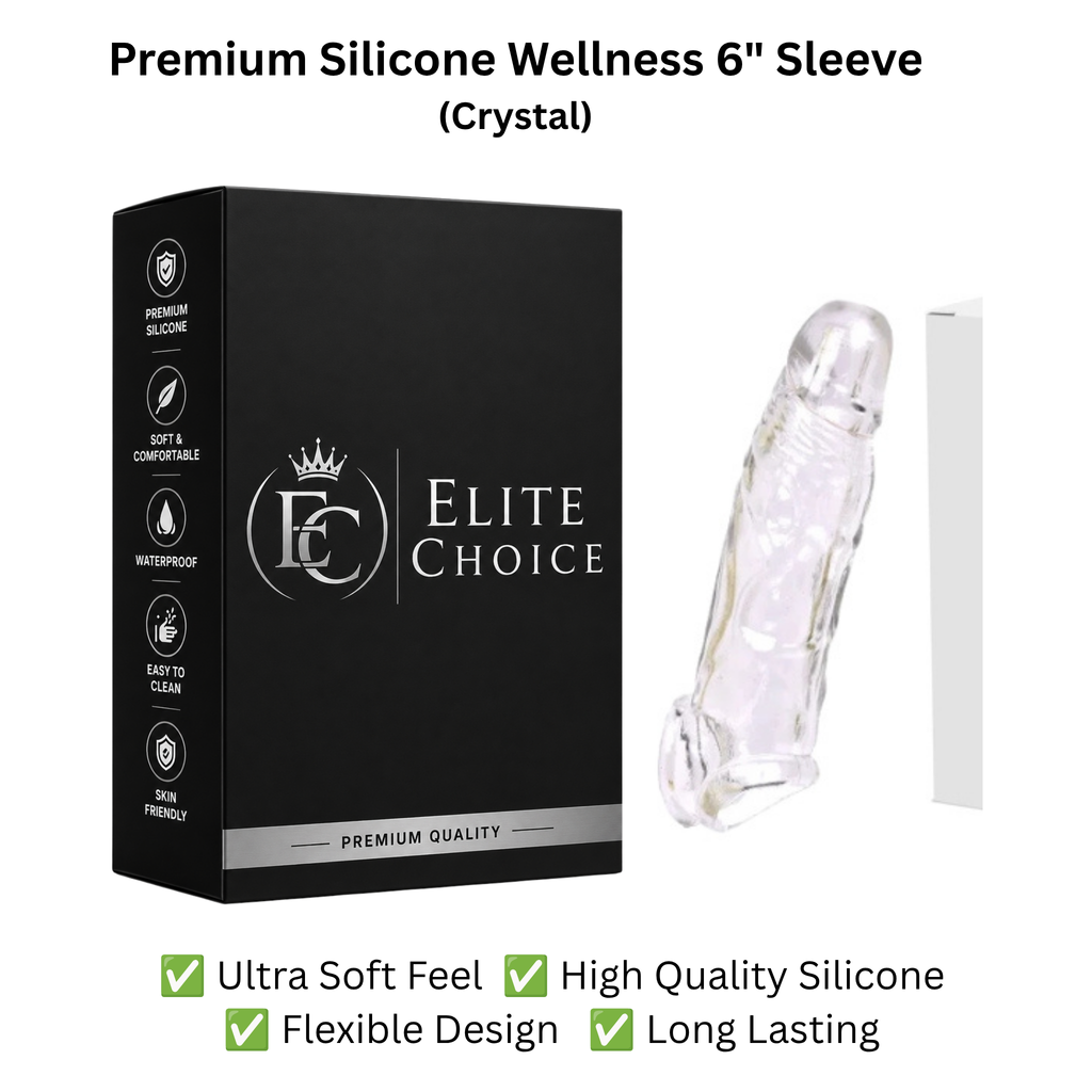 Silicone  Sleeve – 6 Inch, Transparent