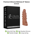 Silicone Dotted  Sleeve – 6 Inch