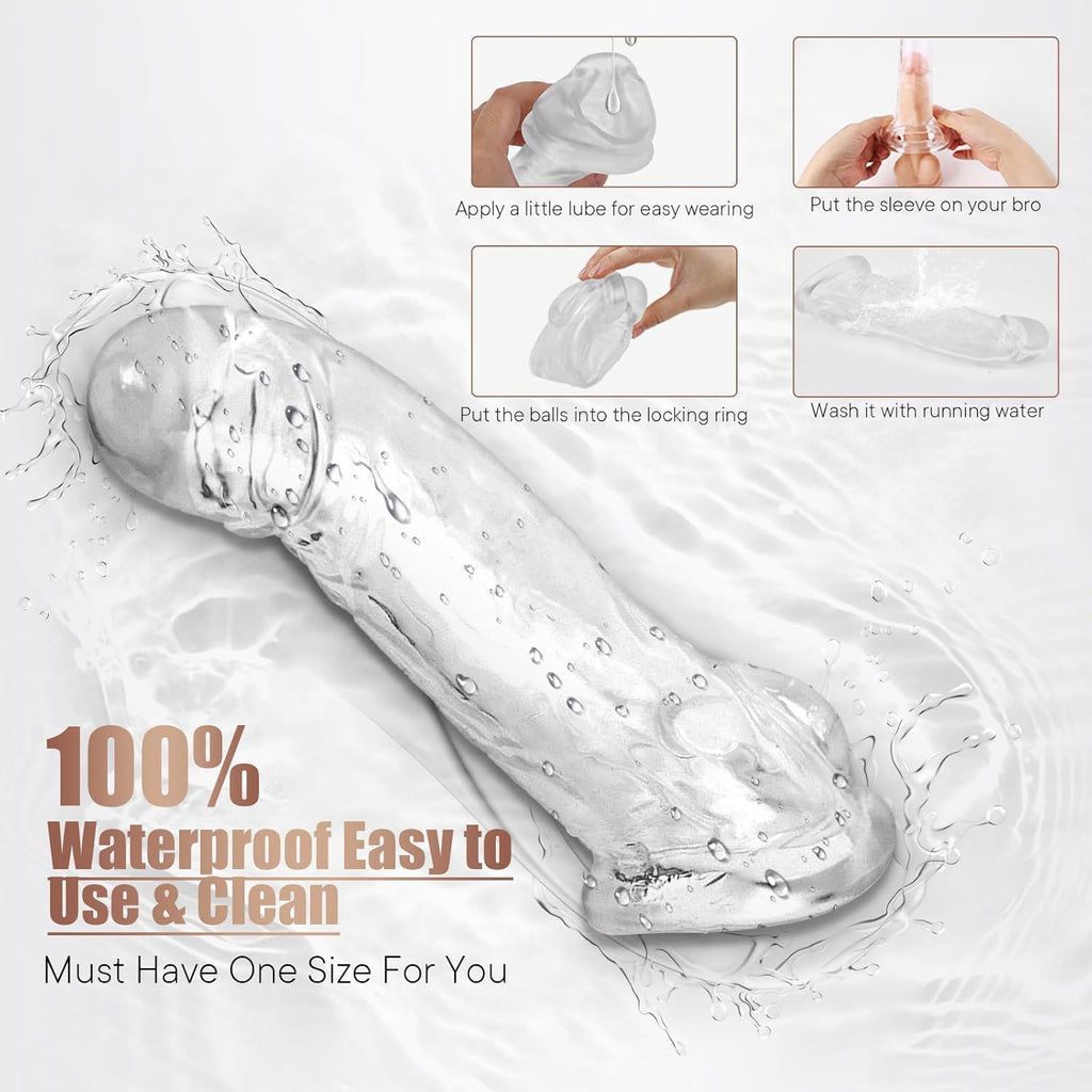 Silicone  Sleeve – 6 Inch, Transparent